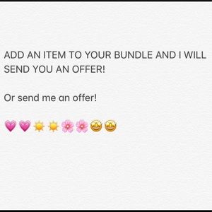 SEND ME OFFERS!!! MAKE BUNDLES!!!